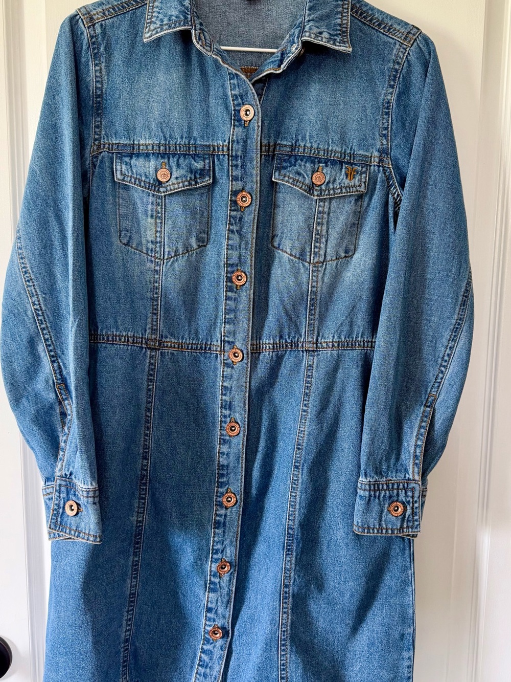 Frye Medium Blue Denim Dress